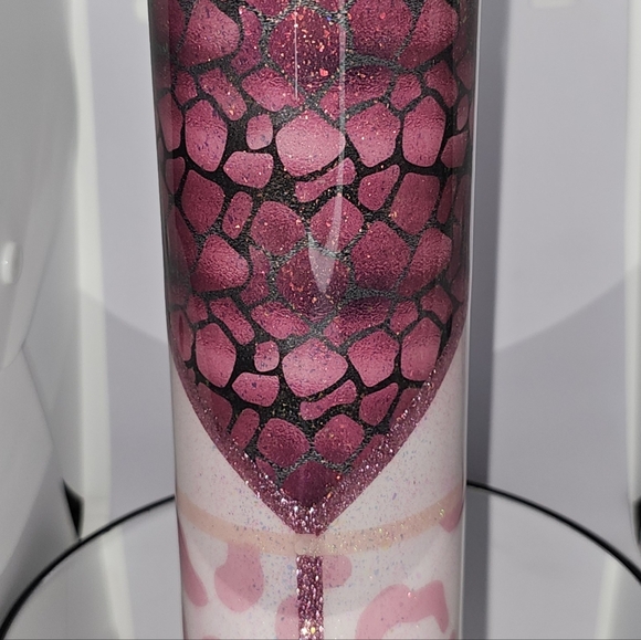 Beautiful Handmade "Hide your Crazy" Tumbler!! - Picture 2 of 6